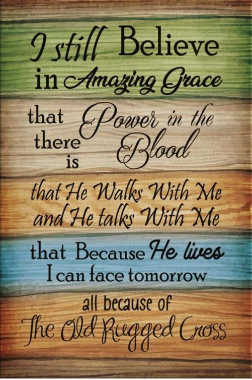 I Still Believe in Amazing Grace Canvas Wall Art Christian Wall Art 1