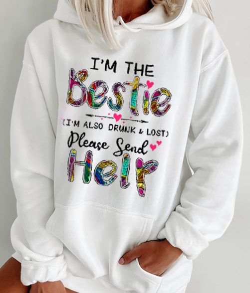 Matching Best Friend Hoodie If Lost Or Drunk Please Return To Bestie   Gift For 3 Best Friend