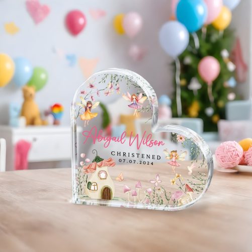 Personalized Christening Gifts, Elegant Fairies Christening