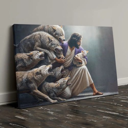 jesus protects the lamb from wol (1)