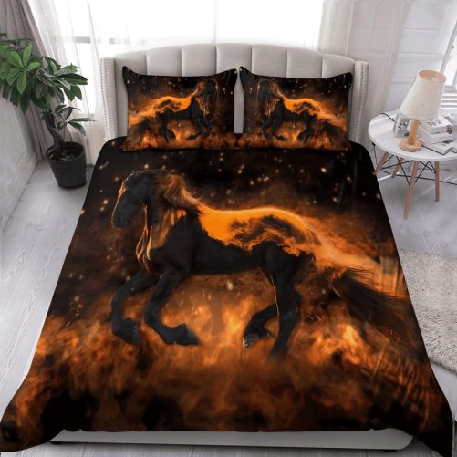 Beebuble Fire Horse 3D All Over Printed Bedding Set KL13092205