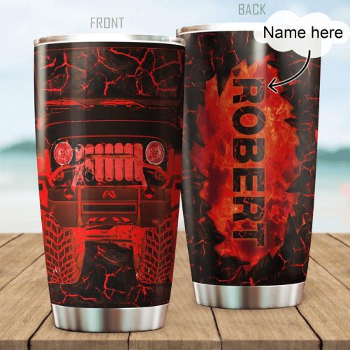 Jeep Custom Steel Stainless Steel Tumbler