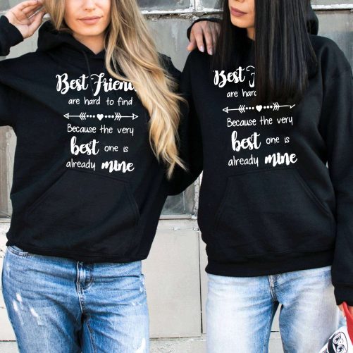 Matching Best Friend Hoodie Best Friend Are Hard To Find Because   Gift For Best Friend  1