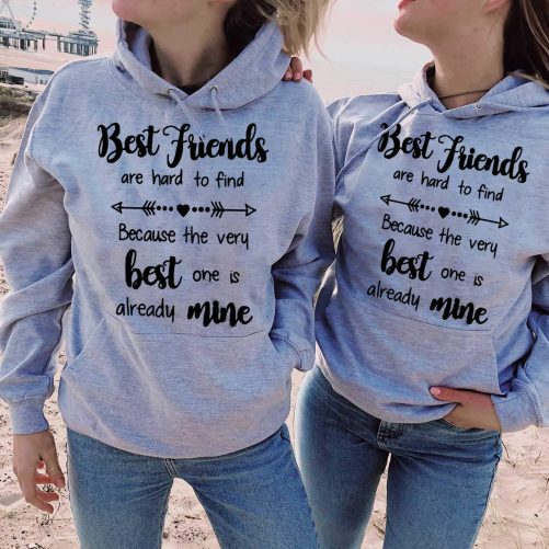 Matching Best Friend Hoodie Best Friend Are Hard To Find Because   Gift For Best Friend  4