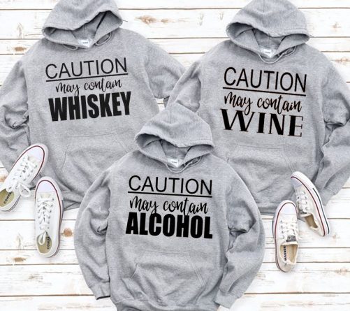 Matching Best Friend Hoodie Caution If Lost Please Return To My Bitches   Gift For Best Friend  2