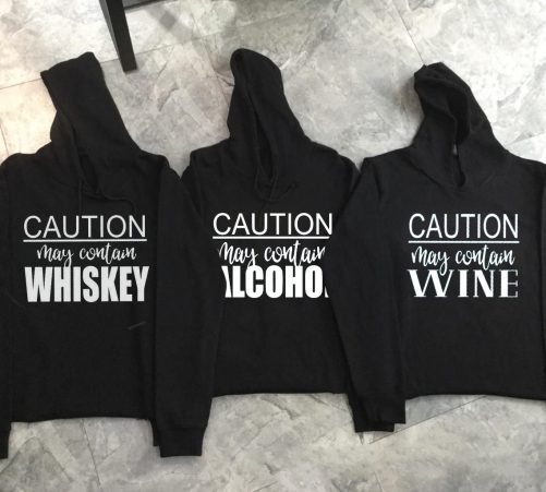 Matching Best Friend Hoodie Caution If Lost Please Return To My Bitches   Gift For Best Friend  4