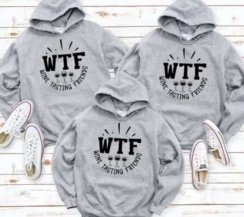 Matching Best Friend Hoodie Wne Tasting Friends   Gift For Best Friend  1