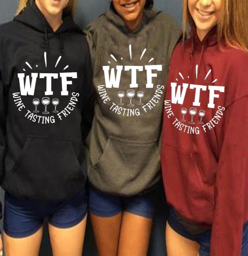 Matching Best Friend Hoodie Wne Tasting Friends   Gift For Best Friend