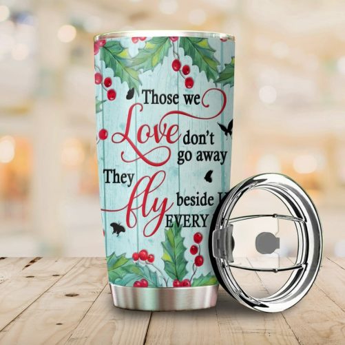 Personalized Cardinal Love Stainless Steel Tumbler 2