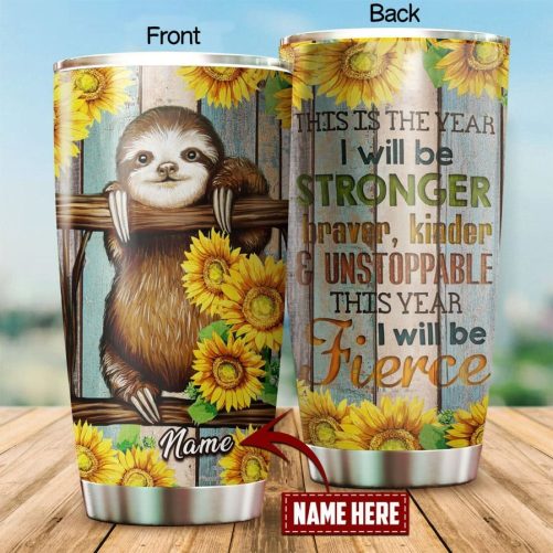 Sloth Steel Stainless Steel Tumbler no.