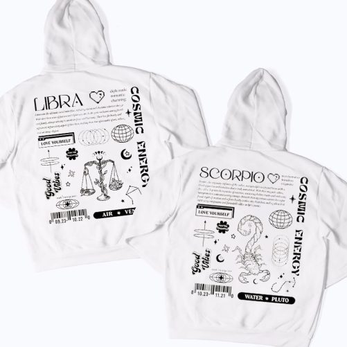 Zodiac Hoodie Astrology And Celestial   Gift For Best Friend  1
