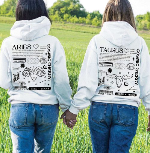 Zodiac Hoodie Astrology And Celestial   Gift For Best Friend  4