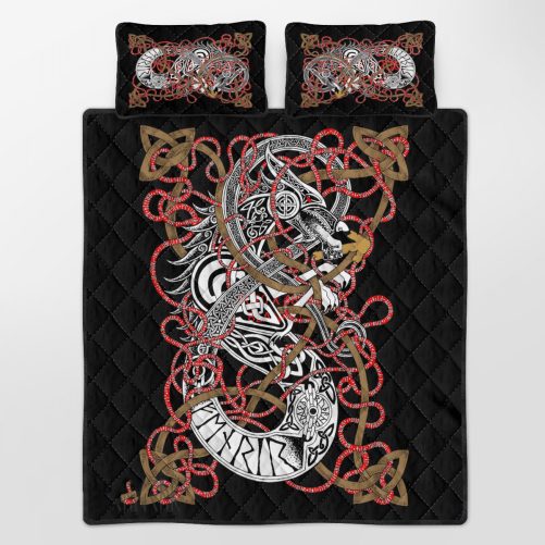 Fenrir Viking Quilt Bedding Set