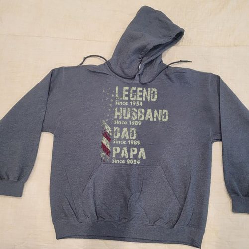 Personalized Dad Hoodie Legend Husband Dad Papa Since Father's Day   Gift For Father  4