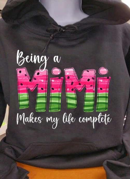 Personalized Grandma Hoodie Being A Grandma Makes My Life Complete Custom Title   Gift For Grandma  1