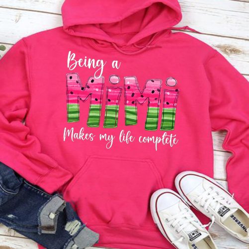 Personalized Grandma Hoodie Being A Grandma Makes My Life Complete Custom Title   Gift For Grandma  2