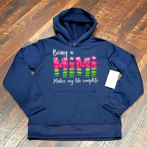 Personalized Grandma Hoodie Being A Grandma Makes My Life Complete Custom Title   Gift For Grandma