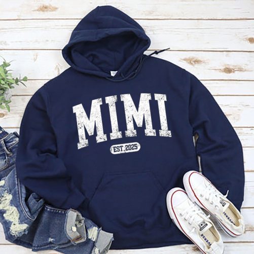 Personalized Grandma Hoodie Grandma Est Classic Design Custom Title And Year   Gift For Grandma  2