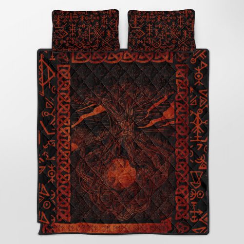 Yggdrasil Viking Quilt Bedding Set