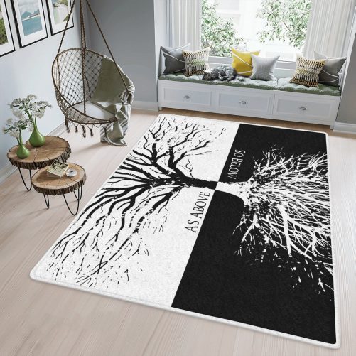 As Above So Below Tree Of Life Rug Viking Area Rug