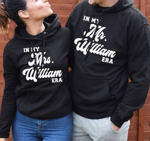 Couple Hoodie In My Mr And Mrs Custom Name Era   Gift For Couple  4