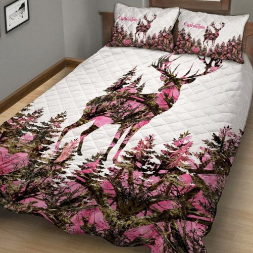 Love Hunting Personalized Hunting Quilt Set