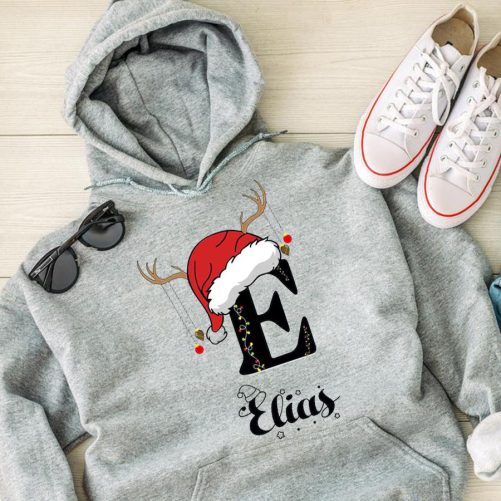 Personalized Couple Hoodie Merry Christmas Deer Custom Name   Christmas Gift For Couple  3