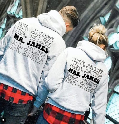 Personalized Couple Hoodie Mr And Mrs Custom Name   Gift For Couple  3