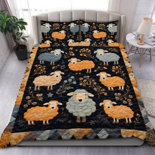 Personalized Gifts For Sheep Lovers Quilt Bed Set 03qnqn061124