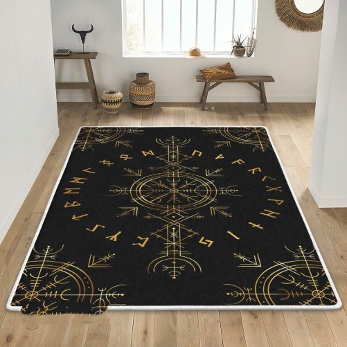 Vegvisir Viking Viking Area Rug
