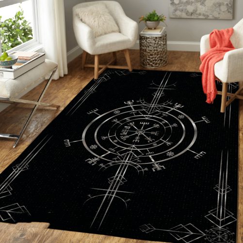 Viking Vegvisir Viking Area Rug