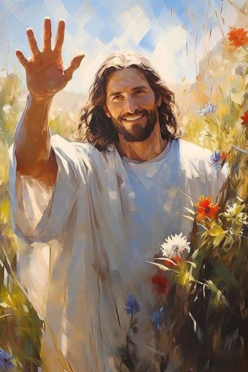 jesus canvas art