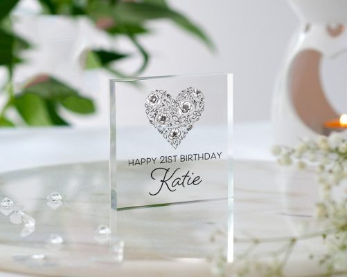 21st Birthday Gift Personalised Birthday Gift Birthday Gift for Her Birthday Plaque Gift for Daughter Gift for Sister