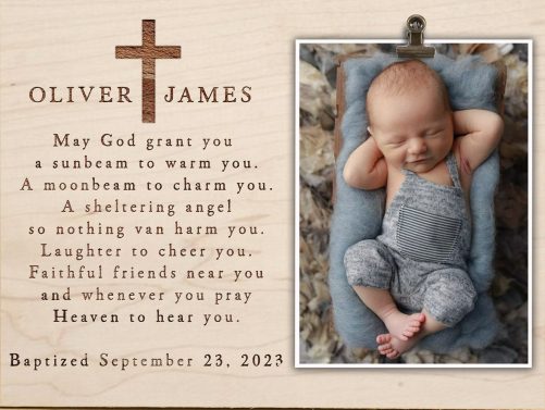 Personalized Baptism Canvas