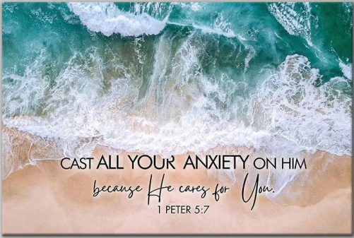 Cast All Your Anxiety On Him Canvas