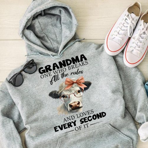 Grandma Hoodie Grandma One Who Breaks All The Rules And Loves Every Seconds Of It   Gift For Grandma  2