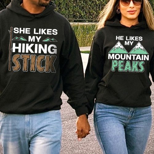 Matching Couple She Like My Hiking Stick   Gift For Couple  3