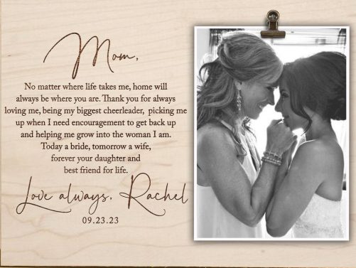 Personalized Mother Of The Bride Canvas