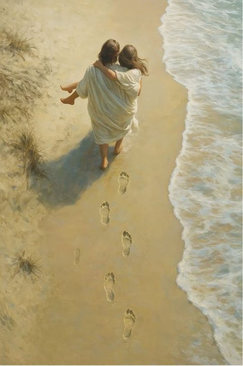 Christian Canvas I Will Carry You