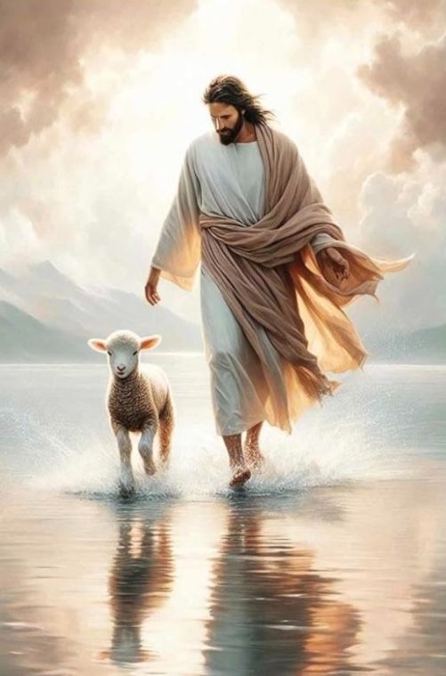 Jesus Walking On Water Canvas