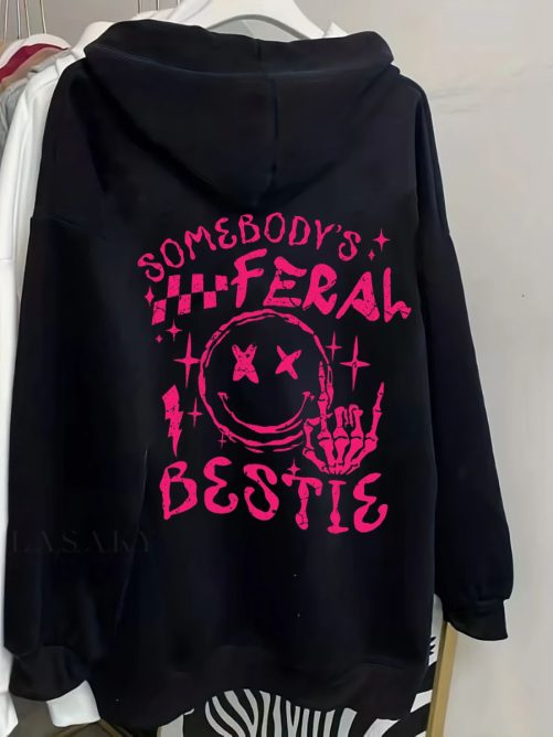 Best Friend Hoodie Somebody's Ferah Bestie Gift For Best Friend 4