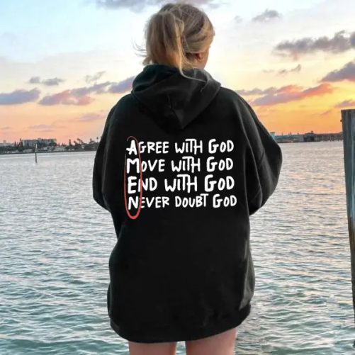 Christian Hoodie Amen Agree With God Gift For Christian 3