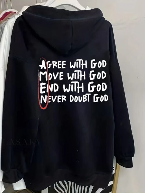 Christian Hoodie Amen Agree With God Gift For Christian 5
