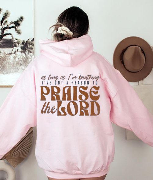 Christian Hoodie As Long As I'm Breathing Gift For Christian 3