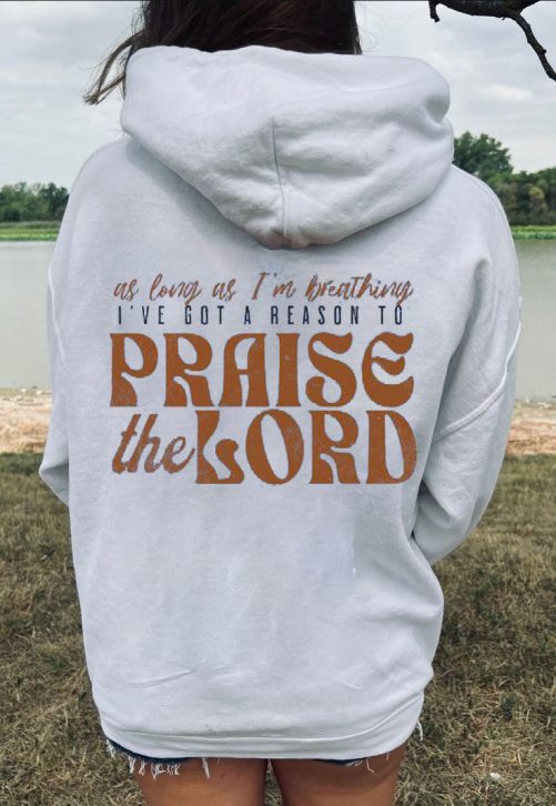 Christian Hoodie As Long As I'm Breathing Gift For Christian 4