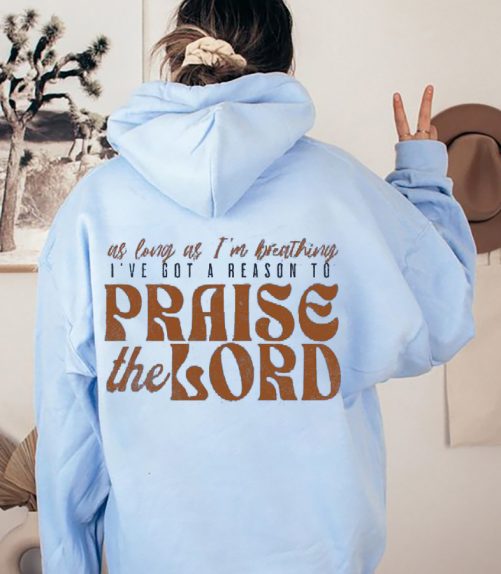 Christian Hoodie As Long As I'm Breathing Gift For Christian 5
