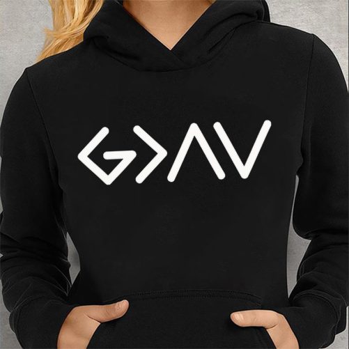 Christian Hoodie God Is Greater Christian Faith Gift For Christian 4