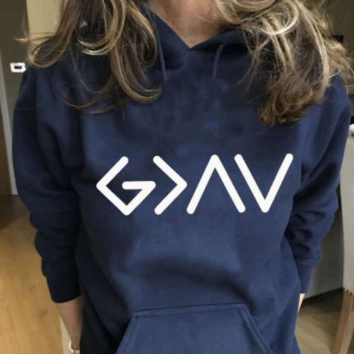 Christian Hoodie God Is Greater Christian Faith Gift For Christian 5