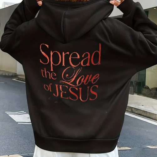 Christian Hoodie Spread The Love Of Jesus Gift For Christian 1