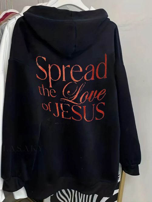 Christian Hoodie Spread The Love Of Jesus Gift For Christian 2